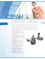 Preview for 1 page of Plantronics CS55H Specifications