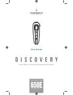 Предварительный просмотр 1 страницы Plantronics Discovery 650e User Manual