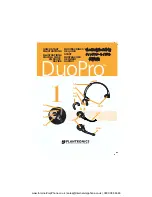 Предварительный просмотр 12 страницы Plantronics DuoPro H151 Quick Start User Manual