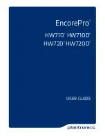 Plantronics EncorePro HW710 User Manual preview