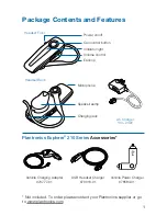 Предварительный просмотр 5 страницы Plantronics EXPLORER 210 User Manual