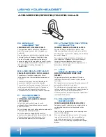 Предварительный просмотр 22 страницы Plantronics EXPLORER Manual