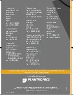 Plantronics H41 User Manual preview