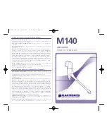 Plantronics M140 User Manual preview