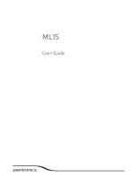 Plantronics M15 User Manual preview