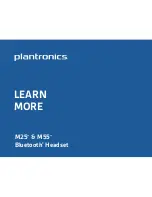 Предварительный просмотр 1 страницы Plantronics M25 Product Manual