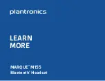 Plantronics Marque M155 Manual preview