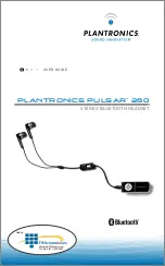 Plantronics PULSAR 260 User Manual preview