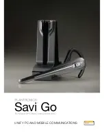 Preview for 1 page of Plantronics Savi Go Product Sheet