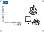 Preview for 1 page of Plantronics Savi Office WH100 Quick Start Manual