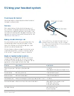 Предварительный просмотр 10 страницы Plantronics Savi W445A User Manual