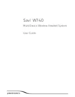 Plantronics Savi W740 User Manual preview