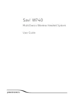 Preview for 1 page of Plantronics Savi W740 User Manual