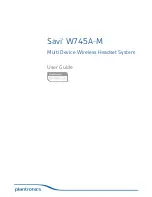 Plantronics Savi W745A-M User Manual preview