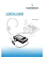 Plantronics Vista M22 Amplifier User Manual preview