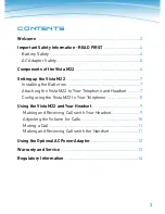 Preview for 3 page of Plantronics Vista M22 Amplifier User Manual