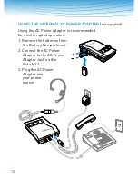 Предварительный просмотр 12 страницы Plantronics Vista M22 Amplifier User Manual