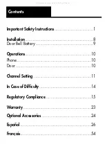 Preview for 3 page of Plantronics Walker Ameriphone AlertMaster AM100 User Manual