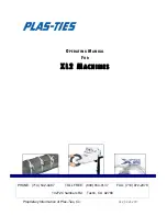 Предварительный просмотр 42 страницы Plas-Ties XL2 Operating Manual