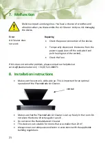 Предварительный просмотр 22 страницы PlasmaMade AAC37170 Installation And User Manual