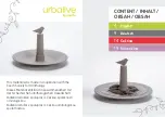 Предварительный просмотр 2 страницы plastia Urbalive Birdbath User Manual