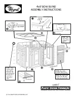 Предварительный просмотр 1 страницы PLASTIC VACUUM FORMING The Blynd Bow Assembly Instructions