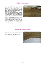 Preview for 12 page of Plastica WOODEN FUN POOL Self Build Install Instructions