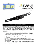 Platecam SV-5130.IR Installation Instructions preview