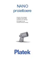 Preview for 1 page of Platek NANO PROIETTORE Installation Instructions Manual