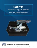 Preview for 1 page of Platinum Access Systems UGP-712 Installation Instructions Manual