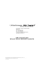 Preview for 24 page of Platinum Air Care RPS 600SL Manual