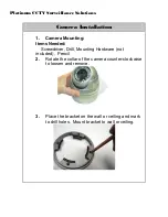 Предварительный просмотр 2 страницы Platinum CCTV CD-8361 Installation Manual