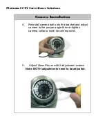 Предварительный просмотр 3 страницы Platinum CCTV CD-8361 Installation Manual