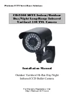 Preview for 1 page of Platinum CCTV CD-9360 Installation Manual