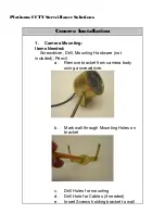 Preview for 2 page of Platinum CCTV E-809 Installation Manual