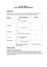 Platinum Customer Care GX-2474-Twin Care And Use Instructions preview