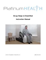 Platinum Health Envyy Sleep to Stand Bed Instruction Manual preview