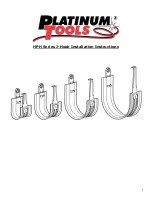 Platinum Tools HPH16 Installation Instructions Manual preview