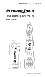 Предварительный просмотр 1 страницы Platinum Tools TDG310 User Manual