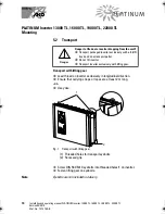 Предварительный просмотр 10 страницы Platinum 13000 TL Installation And Operating Manual