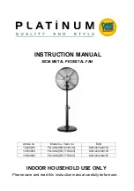 Предварительный просмотр 1 страницы Platinum FD-30M Instruction Manual