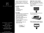 Предварительный просмотр 1 страницы Platinum PT-A5SBC2G Quick Setup Manual