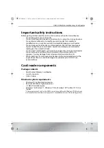 Preview for 3 page of Platinum PT-CR30A1-C User Manual