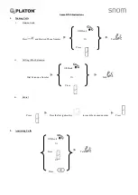 Предварительный просмотр 1 страницы Platon Snom D725 Instructions Manual