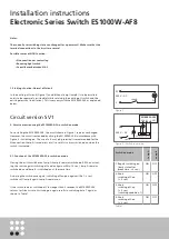 Предварительный просмотр 2 страницы Plättner ES1000W-AF8 Operating Manual