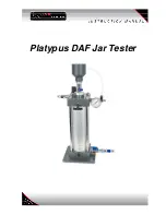 platypus DAF Jar Tester Instruction Manual preview
