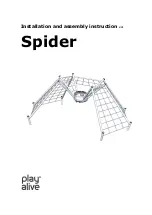 PlayAlive Spider Installation And Assembly Instructions предпросмотр