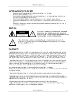 Preview for 3 page of Playback Designs MPS-X User Manual