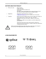 Preview for 4 page of Playback Designs MPS-X User Manual