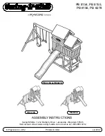 Preview for 1 page of Playcore Swing-N-Slide PB 8154 Assembly Instructions Manual